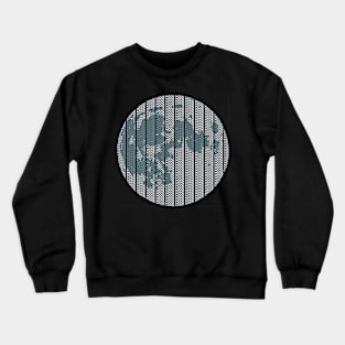 The blue Moon - Typography Artwork Crewneck Sweatshirt